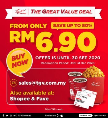 TGV-Cinemas-The-Great-Value-Deal-350x382 - Cinemas Johor Kedah Kelantan Kuala Lumpur Melaka Movie & Music & Games Negeri Sembilan Online Store Pahang Penang Perak Perlis Promotions & Freebies Putrajaya Sabah Sarawak Selangor Terengganu 