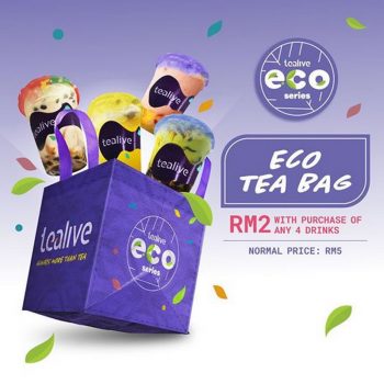 Tealive-Eco-Tea-Bag-Promo-350x350 - Beverages Food , Restaurant & Pub Johor Kedah Kelantan Kuala Lumpur Melaka Negeri Sembilan Pahang Penang Perak Perlis Promotions & Freebies Putrajaya Sabah Sarawak Selangor Terengganu 
