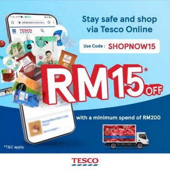 Tesco-Online-RM15-off-Promo-Code-Promotion-350x350 - Johor Kedah Kelantan Kuala Lumpur Melaka Negeri Sembilan Online Store Pahang Penang Perak Perlis Promotions & Freebies Putrajaya Sabah Sarawak Selangor Supermarket & Hypermarket Terengganu 