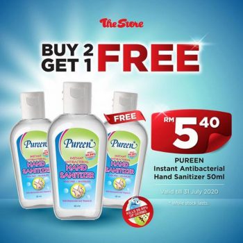 The-Store-Pureen-Hand-Sanitizer-Buy-2-FREE-1-Promotion-350x350 - Johor Kedah Kelantan Kuala Lumpur Melaka Negeri Sembilan Pahang Penang Perak Perlis Promotions & Freebies Putrajaya Sabah Sarawak Selangor Supermarket & Hypermarket Terengganu 