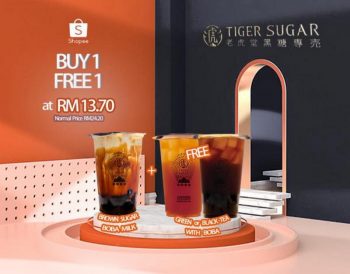 Tiger-Sugar-Buy-1-Free-1-Voucher-Promotion-on-Shopee-350x274 - Beverages Food , Restaurant & Pub Johor Kedah Kelantan Kuala Lumpur Melaka Negeri Sembilan Online Store Pahang Penang Perak Perlis Promotions & Freebies Putrajaya Sabah Sarawak Selangor Terengganu 