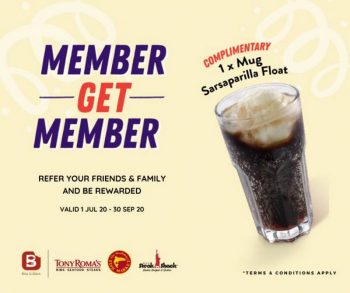 Tony-Romas-Member-Get-Member-Free-Mug-Sarsaparilla-Float-Promotion-350x293 - Beverages Food , Restaurant & Pub Johor Kedah Kelantan Kuala Lumpur Melaka Negeri Sembilan Pahang Penang Perak Perlis Promotions & Freebies Putrajaya Sabah Sarawak Selangor Terengganu 