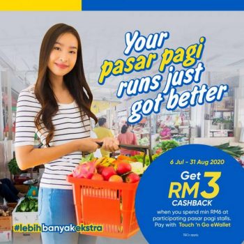 Touch-n-Go-eWallet-Pasar-Pagi-RM3-Cashback-Promotion-350x350 - Johor Kedah Kelantan Kuala Lumpur Melaka Negeri Sembilan Pahang Penang Perak Perlis Promotions & Freebies Putrajaya Sabah Sarawak Selangor Terengganu 