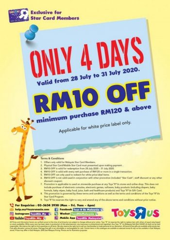 Toys-R-Us-RM10-off-Promo-350x495 - Baby & Kids & Parenting Johor Kedah Kelantan Kuala Lumpur Melaka Negeri Sembilan Online Store Pahang Penang Perak Perlis Promotions & Freebies Putrajaya Sabah Sarawak Selangor Terengganu Toys 