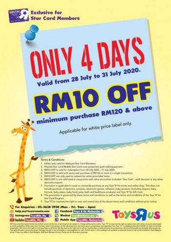 Toys-R-Us-RM10-off-Promo-350x495 - Baby & Kids & Toys Johor Kedah Kelantan Kuala Lumpur Melaka Negeri Sembilan Online Store Pahang Penang Perak Perlis Promotions & Freebies Putrajaya Sabah Sarawak Selangor Terengganu Toys 