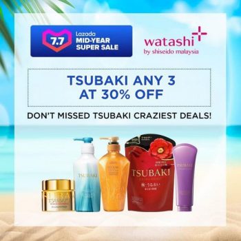 Tsubaki-7.7-Mid-Year-Super-Sale-at-Lazada-350x350 - Beauty & Health Johor Kedah Kelantan Kuala Lumpur Malaysia Sales Melaka Negeri Sembilan Online Store Pahang Penang Perak Perlis Personal Care Putrajaya Sabah Sarawak Selangor Skincare Terengganu 