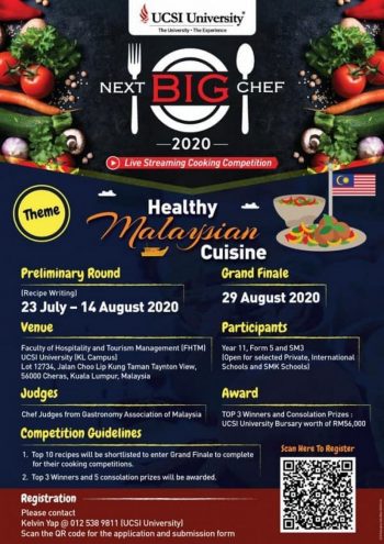 UCSI-University-Live-Streaming-Cooking-Competition-350x495 - Events & Fairs Kuala Lumpur Others Selangor 