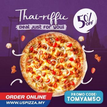 US-Pizza-Tomyam-Chicken-Delite-Pizza-Promo-350x350 - Beverages Food , Restaurant & Pub Johor Kedah Kelantan Kuala Lumpur Melaka Negeri Sembilan Online Store Pahang Penang Perak Perlis Pizza Promotions & Freebies Putrajaya Sabah Sarawak Selangor Terengganu 