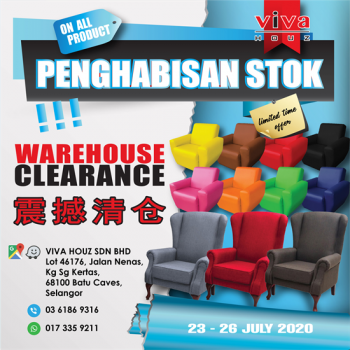Viva-Houz-Warehouse-Sales-350x350 - Furniture Home & Garden & Tools Home Decor Selangor Warehouse Sale & Clearance in Malaysia 