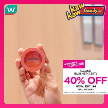 Watsons-All-Face-Cosmetics-Sale-15-350x350 - Beauty & Health Cosmetics Johor Kedah Kelantan Kuala Lumpur Malaysia Sales Melaka Negeri Sembilan Online Store Pahang Penang Perak Perlis Personal Care Putrajaya Sabah Sarawak Selangor Terengganu 