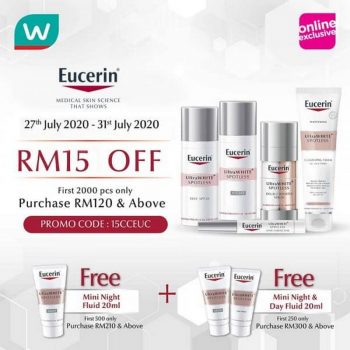 Watsons-Eucerin-Promotion-350x350 - Beauty & Health Johor Kedah Kelantan Kuala Lumpur Melaka Negeri Sembilan Online Store Pahang Penang Perak Perlis Personal Care Promotions & Freebies Putrajaya Sabah Sarawak Selangor Terengganu 