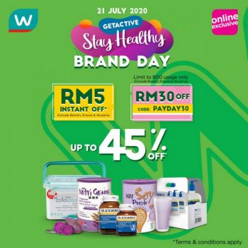 Watsons-GetActive-Stay-Healthy-Brand-Day-Online-Sale-350x350 - Beauty & Health Health Supplements Johor Kedah Kelantan Kuala Lumpur Malaysia Sales Melaka Negeri Sembilan Online Store Pahang Penang Perak Perlis Personal Care Putrajaya Sabah Sarawak Selangor Terengganu 