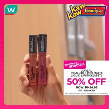 Watsons-International-Lipstick-Day-Sale-2-350x350 - Beauty & Health Health Supplements Johor Kedah Kelantan Kuala Lumpur Malaysia Sales Melaka Negeri Sembilan Online Store Pahang Penang Perak Perlis Personal Care Putrajaya Sabah Sarawak Selangor Terengganu 