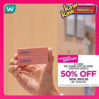 Watsons-International-Lipstick-Day-Sale-3-350x350 - Beauty & Health Health Supplements Johor Kedah Kelantan Kuala Lumpur Malaysia Sales Melaka Negeri Sembilan Online Store Pahang Penang Perak Perlis Personal Care Putrajaya Sabah Sarawak Selangor Terengganu 