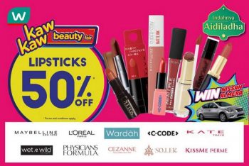 Watsons-International-Lipstick-Day-Sale-350x234 - Beauty & Health Health Supplements Johor Kedah Kelantan Kuala Lumpur Malaysia Sales Melaka Negeri Sembilan Online Store Pahang Penang Perak Perlis Personal Care Putrajaya Sabah Sarawak Selangor Terengganu 