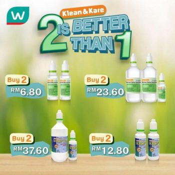 Watsons-Klean-Kare-Buy-2-Special-Price-Sale-350x350 Now till 31 Jul 2020: Watsons Klean & Kare Buy 2 Special Price Sale