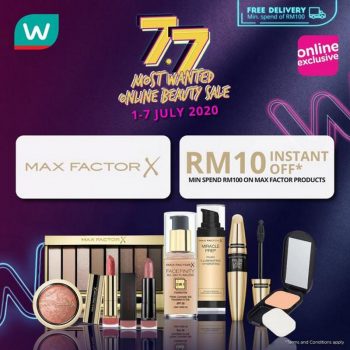Watsons-Max-Factor-7.7-Most-Wanted-Online-Beauty-Sale-350x350 - Beauty & Health Cosmetics Johor Kedah Kelantan Kuala Lumpur Malaysia Sales Melaka Negeri Sembilan Online Store Pahang Penang Perak Perlis Putrajaya Sabah Sarawak Selangor Terengganu 