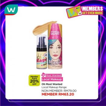 Watsons-Member-Cosmetics-Promotion-1-350x350 - Beauty & Health Cosmetics Johor Kedah Kelantan Kuala Lumpur Melaka Negeri Sembilan Online Store Pahang Penang Perak Perlis Personal Care Promotions & Freebies Putrajaya Sabah Sarawak Selangor Terengganu 