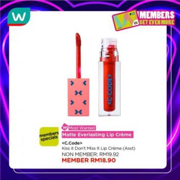 Watsons-Member-Cosmetics-Promotion-16-350x350 - Beauty & Health Cosmetics Johor Kedah Kelantan Kuala Lumpur Melaka Negeri Sembilan Online Store Pahang Penang Perak Perlis Personal Care Promotions & Freebies Putrajaya Sabah Sarawak Selangor Terengganu 