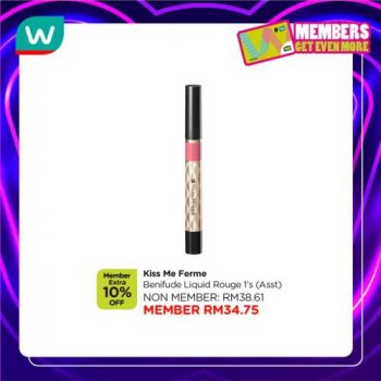 Watsons-Member-Cosmetics-Promotion-6-350x350 - Beauty & Health Cosmetics Johor Kedah Kelantan Kuala Lumpur Melaka Negeri Sembilan Online Store Pahang Penang Perak Perlis Personal Care Promotions & Freebies Putrajaya Sabah Sarawak Selangor Terengganu 