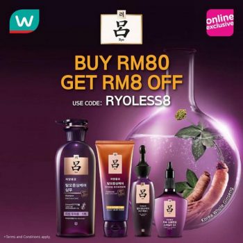 Watsons-Online-Ryo-Promo-Code-Promotion-350x350 - Beauty & Health Johor Kedah Kelantan Kuala Lumpur Melaka Negeri Sembilan Online Store Pahang Penang Perak Perlis Personal Care Promotions & Freebies Putrajaya Sabah Sarawak Selangor Skincare Terengganu 