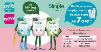 Watsons-Simple-Recycling-Redemption-Program-Promotion-350x182 - Beauty & Health Kuala Lumpur Personal Care Promotions & Freebies Putrajaya Selangor Skincare 