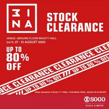 3INAs-Make-up-Clearance-Sale-at-SOGO-350x350 - Beauty & Health Cosmetics Kuala Lumpur Selangor Warehouse Sale & Clearance in Malaysia 