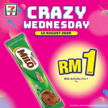 7-Eleven-Crazy-Wednesday-RM1-Deals-Promotion-3-1-350x350 - Johor Kedah Kelantan Kuala Lumpur Melaka Negeri Sembilan Pahang Penang Perak Perlis Promotions & Freebies Putrajaya Sabah Sarawak Selangor Supermarket & Hypermarket Terengganu 