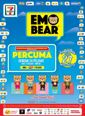 7-eleven-Free-Emobear-Promotion-350x477 - Johor Kedah Kelantan Kuala Lumpur Melaka Negeri Sembilan Others Pahang Penang Perak Perlis Promotions & Freebies Putrajaya Sabah Sarawak Selangor Terengganu 