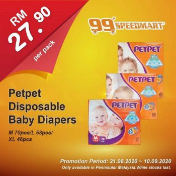 99-Speedmart-PetPet-Disposable-Baby-Diapers-Promotion-350x350 - Johor Kedah Kelantan Kuala Lumpur Melaka Negeri Sembilan Pahang Penang Perak Perlis Promotions & Freebies Putrajaya Selangor Supermarket & Hypermarket Terengganu 