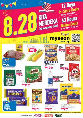 AEON-BiG-8.28-Kita-Merdeka-Extravaganza-Sale-350x495 - Johor Kedah Kelantan Kuala Lumpur Malaysia Sales Melaka Negeri Sembilan Pahang Penang Perak Perlis Putrajaya Sabah Sarawak Selangor Supermarket & Hypermarket Terengganu 