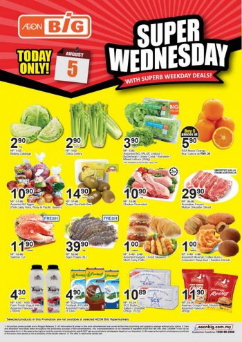 AEON-BiG-Super-Wednesday-Deals-Promotion-350x495 - Johor Kedah Kelantan Kuala Lumpur Melaka Negeri Sembilan Pahang Penang Perak Perlis Promotions & Freebies Putrajaya Sabah Sarawak Selangor Supermarket & Hypermarket Terengganu 