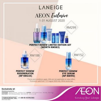 AEON-Laneige-Perfect-Renew-Range-Promotion-350x350 - Beauty & Health Johor Kedah Kelantan Kuala Lumpur Melaka Negeri Sembilan Pahang Penang Perak Perlis Personal Care Promotions & Freebies Putrajaya Sabah Sarawak Selangor Skincare Supermarket & Hypermarket Terengganu 