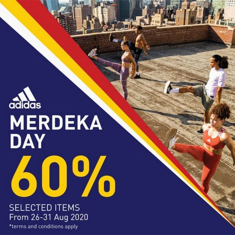 26-31 Aug 2020: Adidas Merdeka Day Sale 