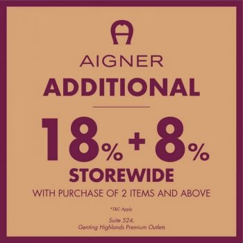 Aigner-Special-Sale-at-Genting-Highlands-Premium-Outlets-1-350x350 - Fashion Accessories Fashion Lifestyle & Department Store Malaysia Sales Pahang 