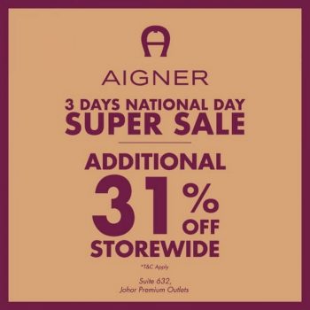 Aigner-Super-Sale-at-Johor-Premium-Outlets-350x350 - Bags Fashion Accessories Fashion Lifestyle & Department Store Johor Malaysia Sales 