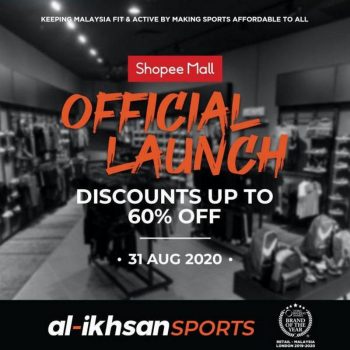 Al-Ikhsan-Sports-Official-Launch-Sale-at-Shopee-350x350 - Apparels Fashion Accessories Fashion Lifestyle & Department Store Footwear Johor Kedah Kelantan Kuala Lumpur Malaysia Sales Melaka Negeri Sembilan Online Store Pahang Penang Perak Perlis Putrajaya Sabah Sarawak Selangor Sportswear Terengganu 