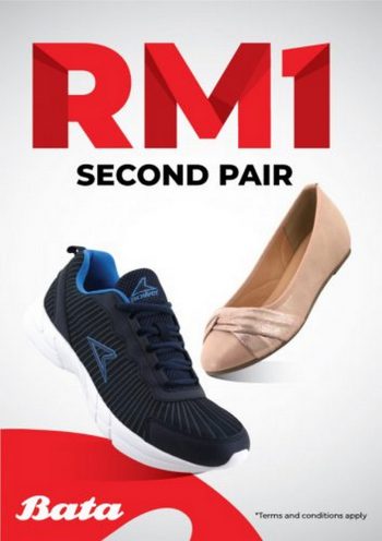 Bata-RM1-Second-Pair-Promo-350x496 - Fashion Accessories Fashion Lifestyle & Department Store Footwear Johor Kedah Kelantan Kuala Lumpur Melaka Negeri Sembilan Online Store Pahang Penang Perak Perlis Promotions & Freebies Putrajaya Sabah Sarawak Selangor Terengganu 