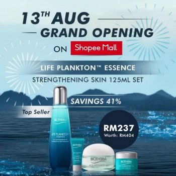 Biotherm-Grand-Opening-at-Shopee-350x350 - Beauty & Health Johor Kedah Kelantan Kuala Lumpur Melaka Negeri Sembilan Online Store Pahang Penang Perak Perlis Personal Care Promotions & Freebies Putrajaya Sabah Sarawak Selangor Skincare Terengganu 