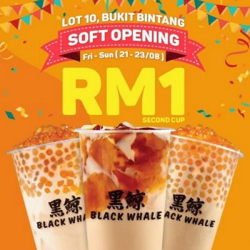 Black-Whale-RM1-Opening-Exclusive-Promo-at-Bukit-Bintang-350x350 - Beverages Food , Restaurant & Pub Kuala Lumpur Promotions & Freebies Selangor 