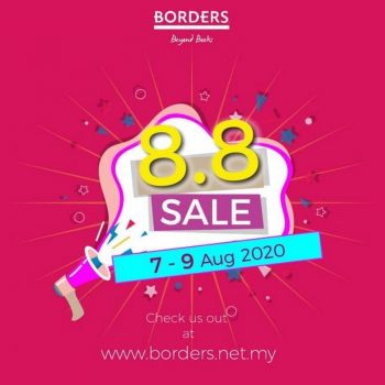 Borders-8.8-Sale-350x350 - Books & Magazines Johor Kedah Kelantan Kuala Lumpur Malaysia Sales Melaka Negeri Sembilan Pahang Penang Perak Perlis Putrajaya Sabah Sarawak Selangor Stationery Terengganu 