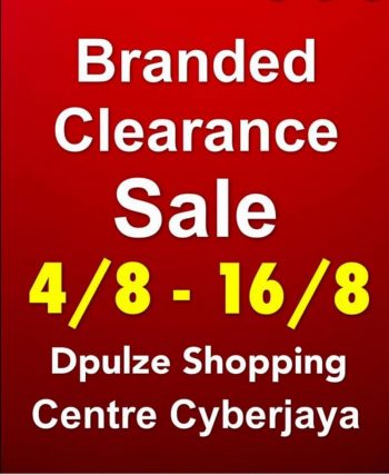 Branded-Clearance-Sale-at-Dpulze-Shopping-Centre-Cyberjaya-350x427 - Others Warehouse Sale & Clearance in Malaysia 