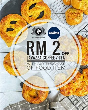 BreadStory-Lavazza-Coffee-Tea-Promo-350x438 - Beverages Food , Restaurant & Pub Kuala Lumpur Promotions & Freebies Selangor 