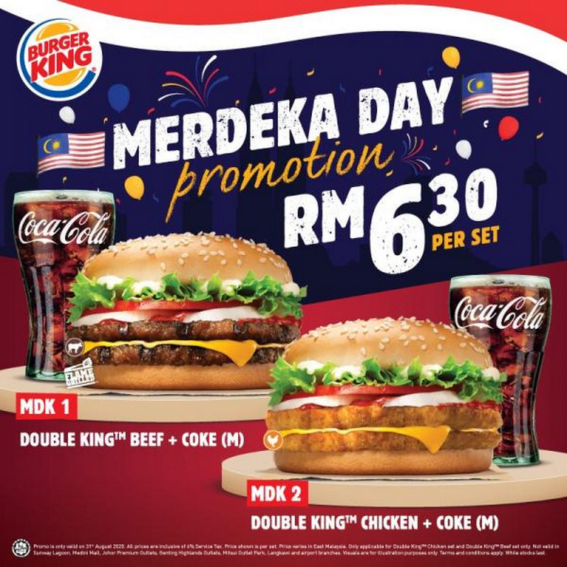 31 Aug 2020: Burger King Merdeka Day Promotion ...