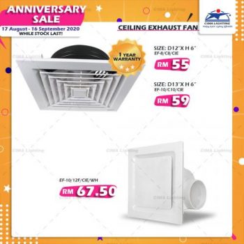 CIMA-Lighting-Anniversary-Sale-Promotion-7-350x350 - Home & Garden & Tools Kuala Lumpur Lightings Promotions & Freebies Selangor 