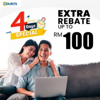 COURTS-4-Days-Special-Promotion-350x350 - Electronics & Computers Home Appliances IT Gadgets Accessories Johor Kedah Kelantan Kuala Lumpur Melaka Negeri Sembilan Online Store Pahang Penang Perak Perlis Promotions & Freebies Putrajaya Sabah Sarawak Selangor Terengganu 