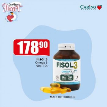 Caring-Pharmacy-Love-Your-Heart-Promotion-6-350x350 - Beauty & Health Health Supplements Johor Kedah Kelantan Kuala Lumpur Melaka Negeri Sembilan Pahang Penang Perak Perlis Personal Care Promotions & Freebies Putrajaya Sabah Sarawak Selangor Terengganu 