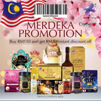 Caring-Pharmacy-Nano-Japan-Merdeka-Promotion-350x350 - Beauty & Health Health Supplements Johor Kedah Kelantan Kuala Lumpur Melaka Negeri Sembilan Pahang Penang Perak Perlis Personal Care Promotions & Freebies Putrajaya Sabah Sarawak Selangor Terengganu 