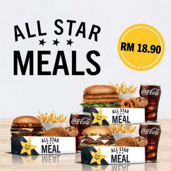 Carls-Jr.-All-Star-Meals-Promotion-350x350 - Beverages Burger Food , Restaurant & Pub Johor Kedah Kelantan Kuala Lumpur Melaka Negeri Sembilan Pahang Penang Perak Perlis Promotions & Freebies Putrajaya Sabah Sarawak Selangor Terengganu 