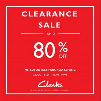 Være Let at læse skøn 20 Aug-2 Sep 2020: Clarks Clearance Sale at Mitsui Outlet Park KLIA -  EverydayOnSales.com